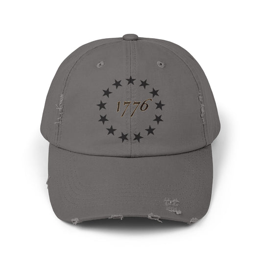 1776 Stars Unisex Distressed Cap