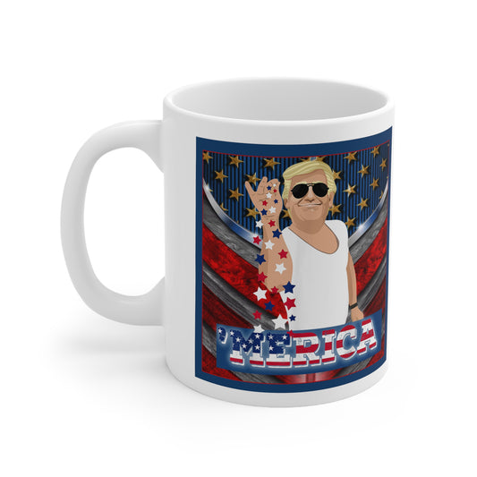 Merica Ceramic Mug 11oz