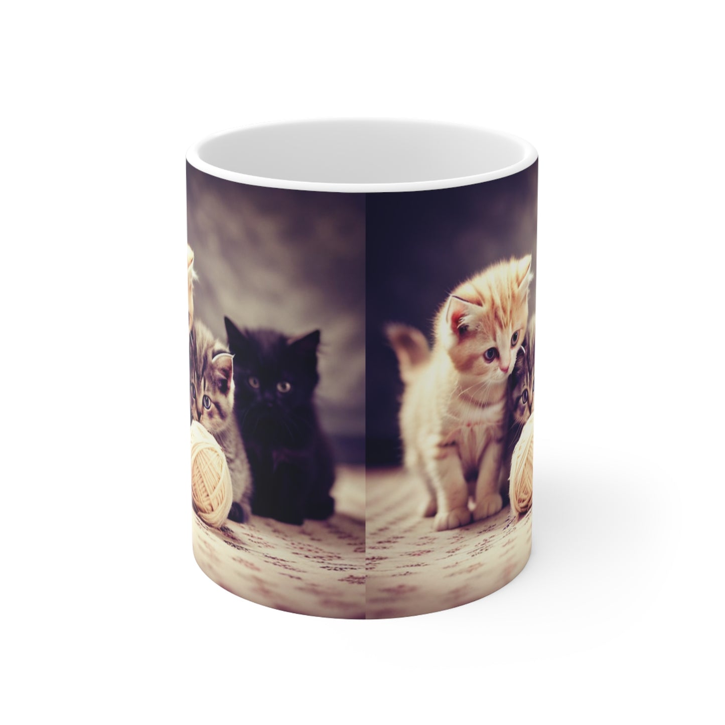 Kitten Playdate... Ceramic Mug 11oz